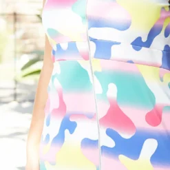 Asoph Plus Size Puzzle Piece Zip Front Cami Mini Dress -Radiant Drape Sales 2014918 128 4