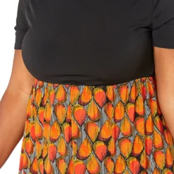 Asoph Plus Size Old Fashion Print Fit & Flare Maxi Dress -Radiant Drape Sales 2014945 109 4