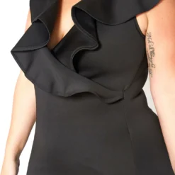 Asoph Plus Size Ruffle Overlay Special Occasion Mini Dress -Radiant Drape Sales 2015121 001 3
