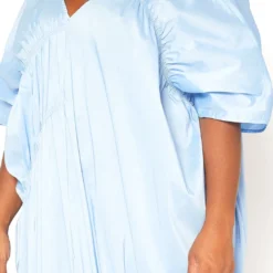 Asoph Plus Size V-Neck Ruched Oversized Midi Dress -Radiant Drape Sales 2015429 167 0