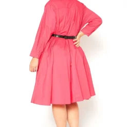 Asoph Plus Size Oversized Button Up Shirt Dress -Radiant Drape Sales 2015670 148 4