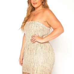 Asoph Plus Size Dazzling Sequin Bodycon Mini Dress -Radiant Drape Sales 2016119 191 2
