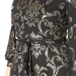 Asoph Plus Size Boracade Print Party Mini Dress -Radiant Drape Sales 2016140 001 5