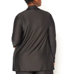 Asoph Plus Size Open Front Cardigan & Straight Pants Set 11 Asoph Plus Size Open Front Cardigan & Straight Pants Set -Radiant Drape Sales 2016345 001 3