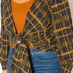 Plus Size Tie Dye Tassle Knot Cardigan -Radiant Drape Sales 2016464 159 4