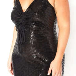 Asoph Plus Size Start The Party Sequin Cami Mini Dress -Radiant Drape Sales 2016563 001 4