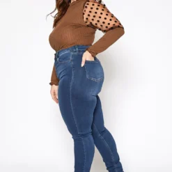 Vibrant Plus Size Favorite High Waisted Skinny Denim Jean -Radiant Drape Sales 2016799 939 2