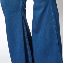 Vibrant Plus Size Bum Loving Bell Bottom Denim Jean -Radiant Drape Sales 2016800 938 0