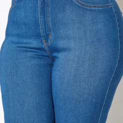 Vibrant Plus Size High Waisted Blue Wash Skinny Denim Jean -Radiant Drape Sales 2016803 938 4