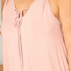 Asoph Plus Size Tie Front Detail Cami Top -Radiant Drape Sales 2016919 119 3