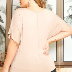 Asoph Plus Size Basic Dolman Sleeve Blouse -Radiant Drape Sales 2016921 118 3