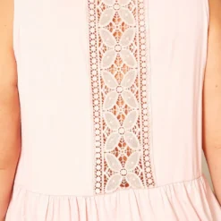 Asoph Plus Size Back Crochet Detail Flare Tank Blouse -Radiant Drape Sales 2016932 119 4