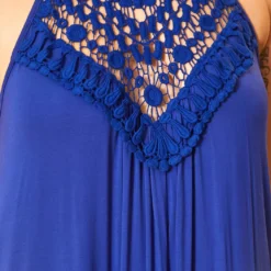 Asoph Plus Size Boho Crochet Design Maxi Flare Dress 9 Asoph Plus Size Boho Crochet Design Maxi Flare Dress -Radiant Drape Sales 2016940 188 3