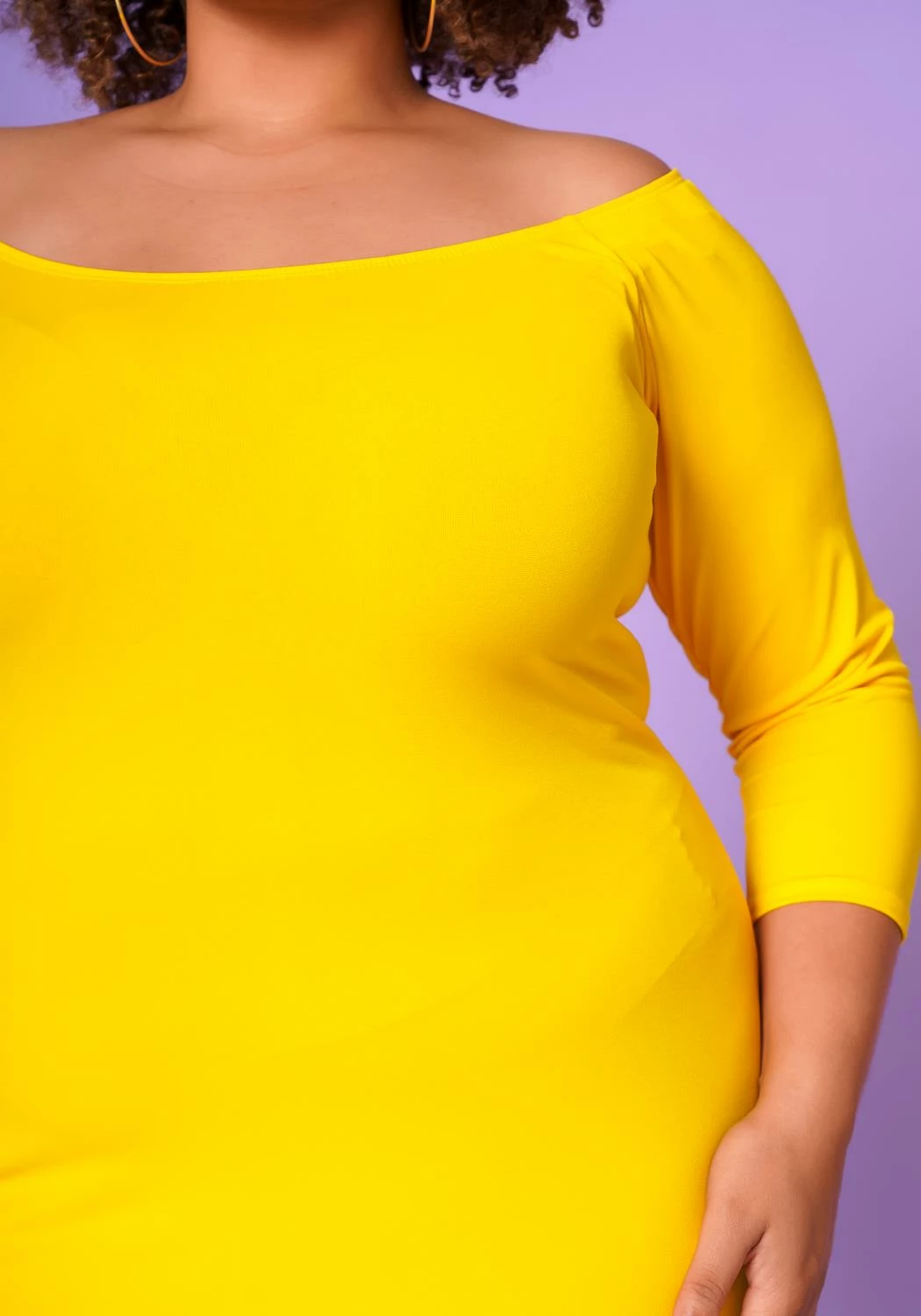 Asoph Plus Size Sincere Off Shoulder Bodycon Maxi Dress 5 Asoph Plus Size Sincere Off Shoulder Bodycon Maxi Dress - Image 5