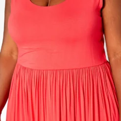 Asoph Plus Size Casual Fit & Flare Maxi Dress -Radiant Drape Sales 2017012 144 4