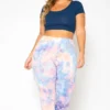 Asoph Plus Size Sweet Tie Dye Lounge Pants