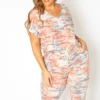 Asoph Plus Size Tie Dye Lounge Pants