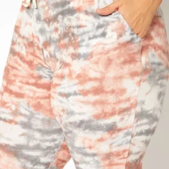 Asoph Plus Size Tie Dye Lounge Pants -Radiant Drape Sales 2017109 186 5