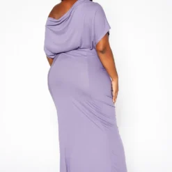 Asoph Plus Size Centered Drawstring Hem Maxi Skirt -Radiant Drape Sales 2017176 104 3