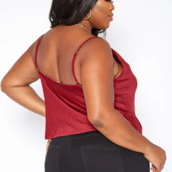 Asoph Plus Size Cowl Neck Cami Top -Radiant Drape Sales 2017178 110 3