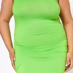 Asoph Plus Size Never Basic Ruched Bodycon Maxi Dress 9 Asoph Plus Size Never Basic Ruched Bodycon Maxi Dress -Radiant Drape Sales 2017227 004 4