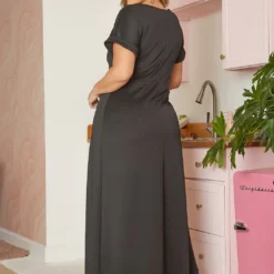 Asoph Plus Size Centered Split Hem Longline Top -Radiant Drape Sales 2017270 001 3