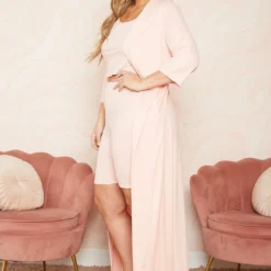 Asoph Plus Size Casual Days Ribbed Knit Three Piece Set 11 Asoph Plus Size Casual Days Ribbed Knit Three Piece Set -Radiant Drape Sales 2017271 168 6