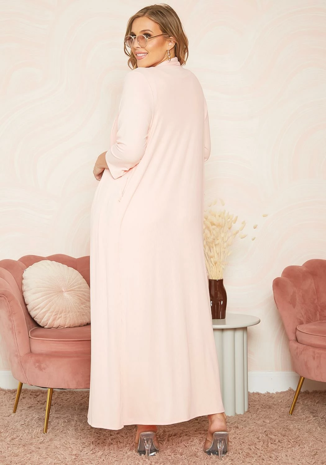 Asoph Plus Size Casual Days Ribbed Knit Three Piece Set 4 Asoph Plus Size Casual Days Ribbed Knit Three Piece Set - Image 4