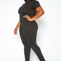 Asoph Plus Size Up Leveled Basic Bodycon Jumpsuit -Radiant Drape Sales 2017508 001 2