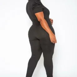 Asoph Plus Size Up Leveled Basic Bodycon Jumpsuit -Radiant Drape Sales 2017508 001 3