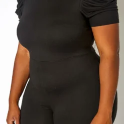 Asoph Plus Size Up Leveled Basic Bodycon Jumpsuit -Radiant Drape Sales 2017508 001 4