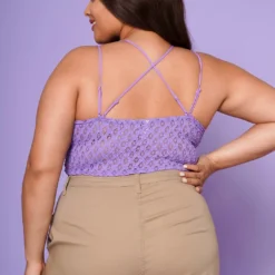 Asoph Plus Size Crochet Cami Crop Top 10 Asoph Plus Size Crochet Cami Crop Top -Radiant Drape Sales 2017515 002 4