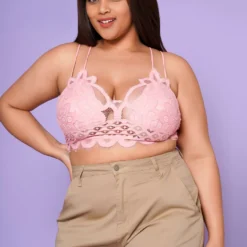 Asoph Plus Size Crochet Cami Crop Top 8 Asoph Plus Size Crochet Cami Crop Top -Radiant Drape Sales 2017515 003 3