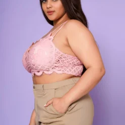 Asoph Plus Size Crochet Cami Crop Top 9 Asoph Plus Size Crochet Cami Crop Top -Radiant Drape Sales 2017515 003 4