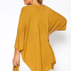 Asoph Plus Size Ribbed Knit Kimono Cardigan 8 Asoph Plus Size Ribbed Knit Kimono Cardigan -Radiant Drape Sales 2017523 159 3