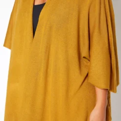 Asoph Plus Size Ribbed Knit Kimono Cardigan 9 Asoph Plus Size Ribbed Knit Kimono Cardigan -Radiant Drape Sales 2017523 159 4