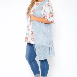 Asoph Plus Size Open Front Longline Vest -Radiant Drape Sales 2017588 003 3