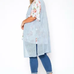 Asoph Plus Size Open Front Longline Vest -Radiant Drape Sales 2017588 003 4