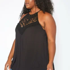 Asoph Plus Size Crochet Hem Cami Top 7 Asoph Plus Size Crochet Hem Cami Top -Radiant Drape Sales 2017631 001 2