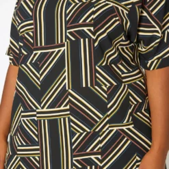 Asoph Plus Size Geometrical Striped Tee Shirt Mini Dress 11 Asoph Plus Size Geometrical Striped Tee Shirt Mini Dress -Radiant Drape Sales 2017673 001 4