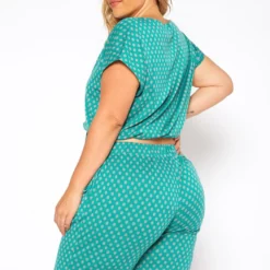 Asoph Plus Size Polka Dot Two Piece Set -Radiant Drape Sales 2017767 103 2