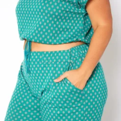 Asoph Plus Size Polka Dot Two Piece Set -Radiant Drape Sales 2017767 103 4