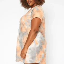 Asoph Plus Size Distressed Tie Dye Mini Dress 7 Asoph Plus Size Distressed Tie Dye Mini Dress -Radiant Drape Sales 2017773 109 1