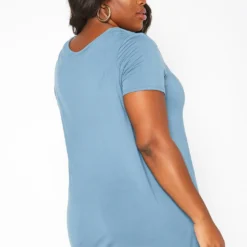 Asoph Plus Size Cut Out Front Tee Shirt -Radiant Drape Sales 2017920 003 3