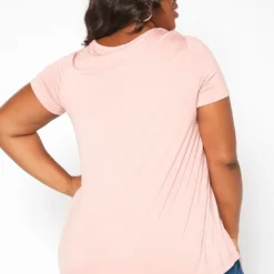 Asoph Plus Size Cut Out Front Tee Shirt -Radiant Drape Sales 2017920 119 3