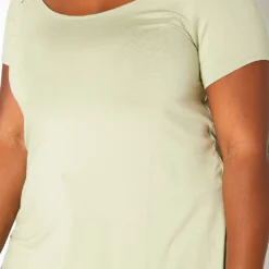Asoph Plus Size Cut Out Front Tee Shirt -Radiant Drape Sales 2017920 151 4