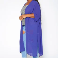 Asoph Plus Size Sheer Open Front Kimono Cardigan 7 Asoph Plus Size Sheer Open Front Kimono Cardigan -Radiant Drape Sales 2018000 117 2