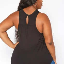 Asoph Plus Size Crochet Hem Tassel Front Tank Top -Radiant Drape Sales 2018034 001 3