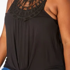 Asoph Plus Size Crochet Hem Tassel Front Tank Top -Radiant Drape Sales 2018034 001 4