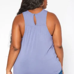 Asoph Plus Size Crochet Hem Tassel Front Tank Top -Radiant Drape Sales 2018034 003 3